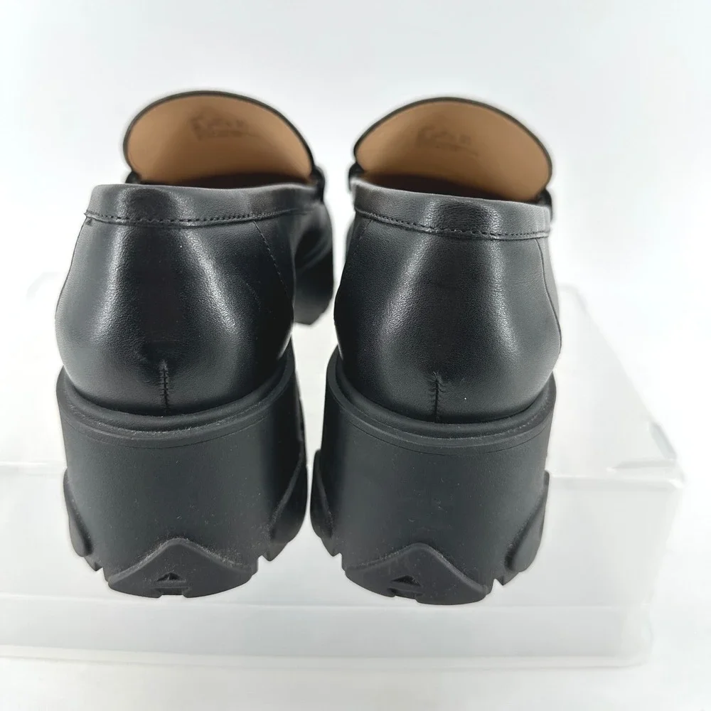 Coach Ruthie Loafer Dark Academia Luxury Women 8B Lug Sole Platform Leather